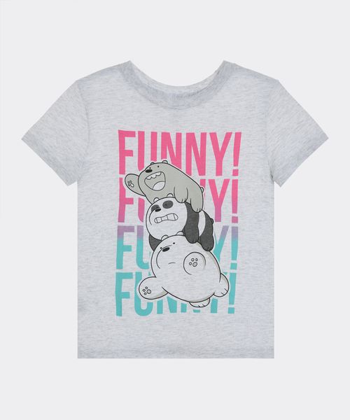 Playera de Licencia We Bare Bears de  Niña Infantil