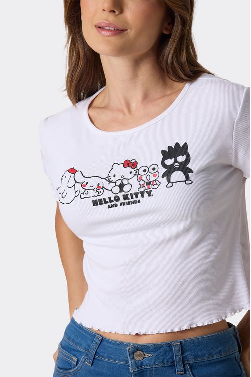 Playera de Licencia Hello Kitty de  Dama