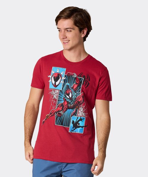 Playera de Licencia Spiderman de  Caballero