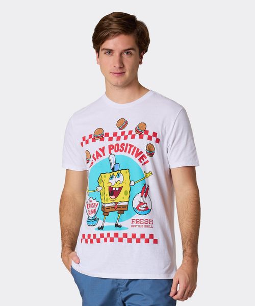 Playera de Licencia Bob Esponja de  Caballero