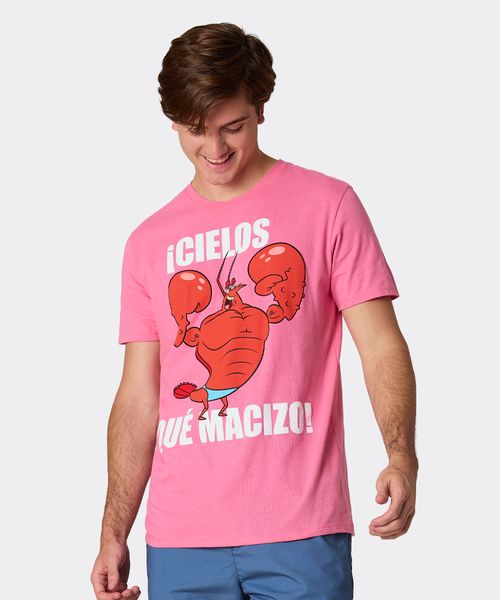 Playera de Licencia Bob Esponja de  Caballero