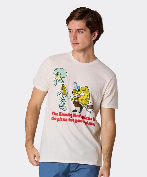Playera de Licencia Bob Esponja de  Caballero