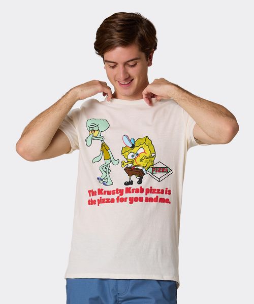 Playera de Licencia Bob Esponja de  Caballero