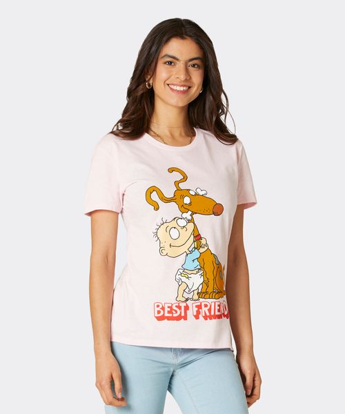 Playera de Licencia Nickelodeon de  Dama