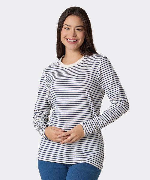 Playera Manga Larga  de  Dama