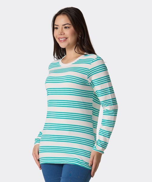 Playera Manga Larga  de  Dama