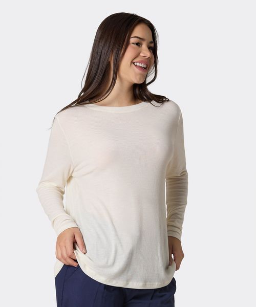 Playera Manga Larga  de  Dama