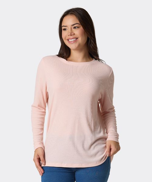 Playera Manga Larga  de  Dama