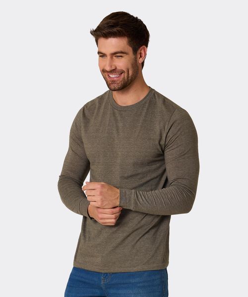 Playera Manga Larga  de  Caballero