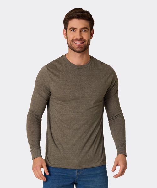 Playera Manga Larga  de  Caballero