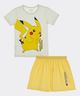 Set Pijama Short y Playera Pokemon de  Niño Infantil