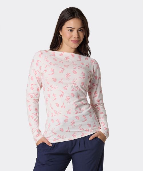 Playera Manga Larga  de  Dama