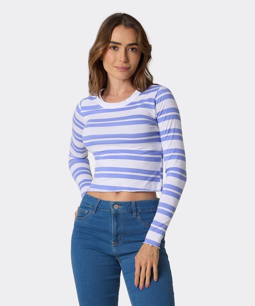 Playera Manga Larga  de  Dama