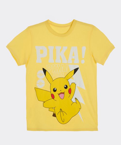 Playera de Licencia Pokemon de  Niño Juvenil