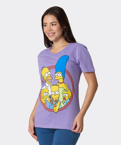Playera de Licencia Simpsons de  Dama