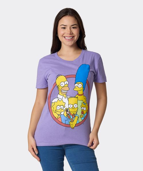 Playera de Licencia Simpsons de  Dama