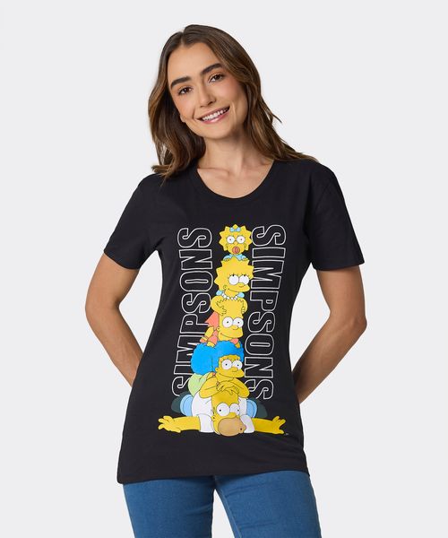 Playera de Licencia Simpsons de  Dama