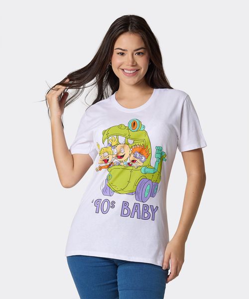 Playera de Licencia Nickelodeon de  Dama