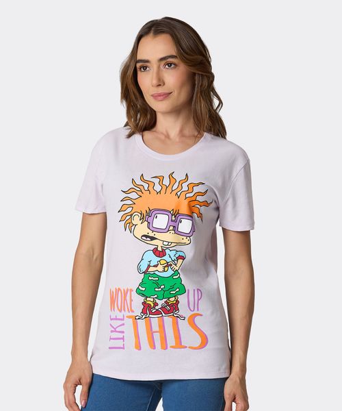 Playera de Licencia Nickelodeon de  Dama