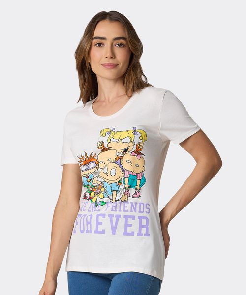 Playera de Licencia Nickelodeon de  Dama