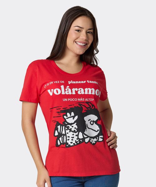 Playera de Licencia Mafalda de  Dama