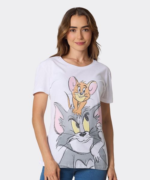 Playera de Licencia Tom And Jerry de  Dama