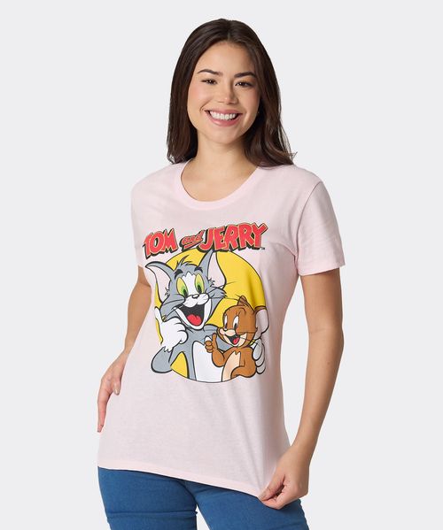 Playera de Licencia Tom And Jerry de  Dama