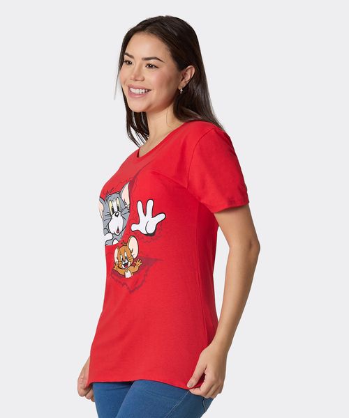 Playera de Licencia Tom And Jerry de  Dama