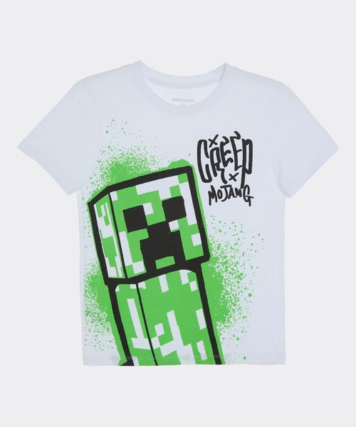 Playera de Licencia Minecraft de  Niño Infantil