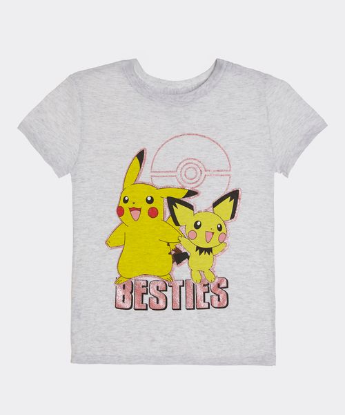 Playera de Licencia Pokemon de  Niña Infantil