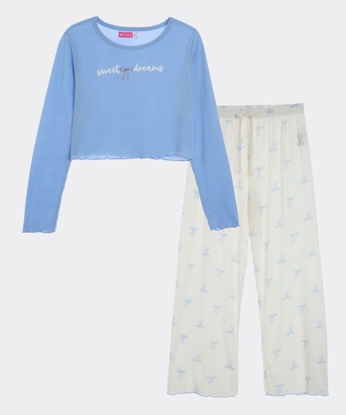 Set Pijama Pantalón y Playera  de  Niña Juvenil