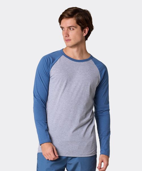 Playera Manga Larga  de  Caballero