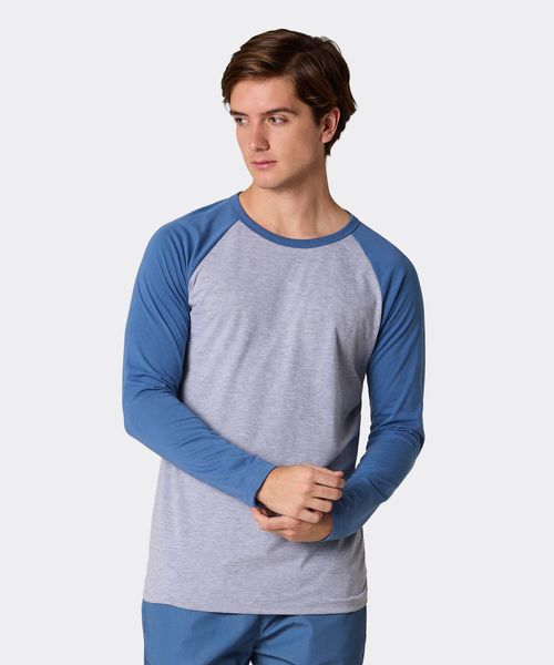 Playera Manga Larga  de  Caballero