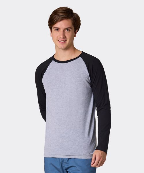 Playera Manga Larga  de  Caballero