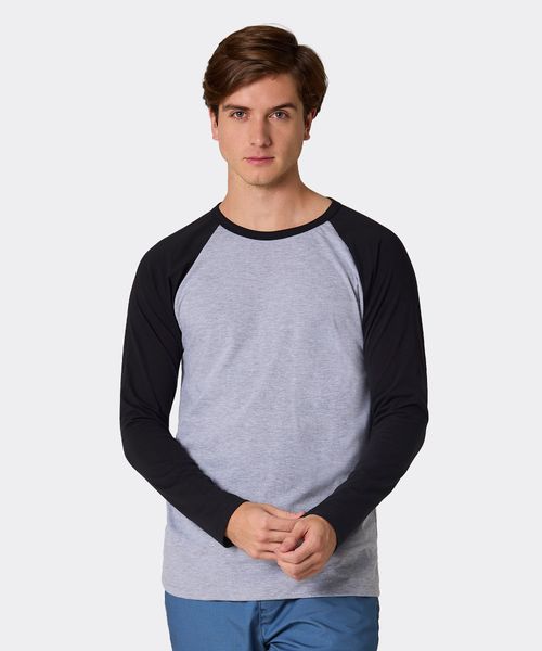 Playera Manga Larga  de  Caballero
