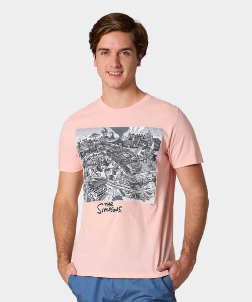 Playera de Licencia Simpsons de  Caballero