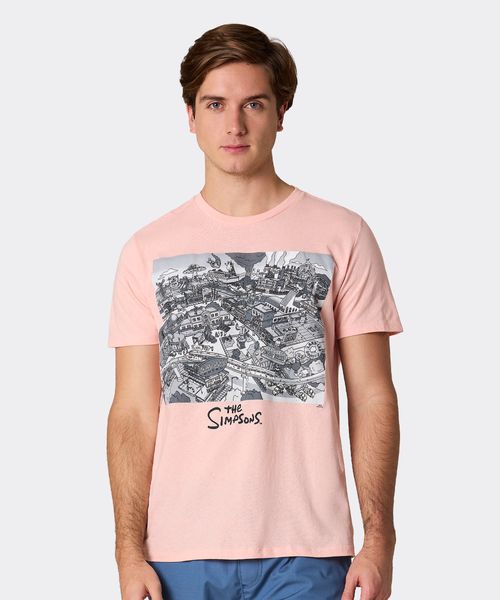 Playera de Licencia Simpsons de  Caballero