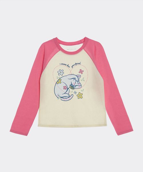 Playera Manga Larga  de  Niña Infantil