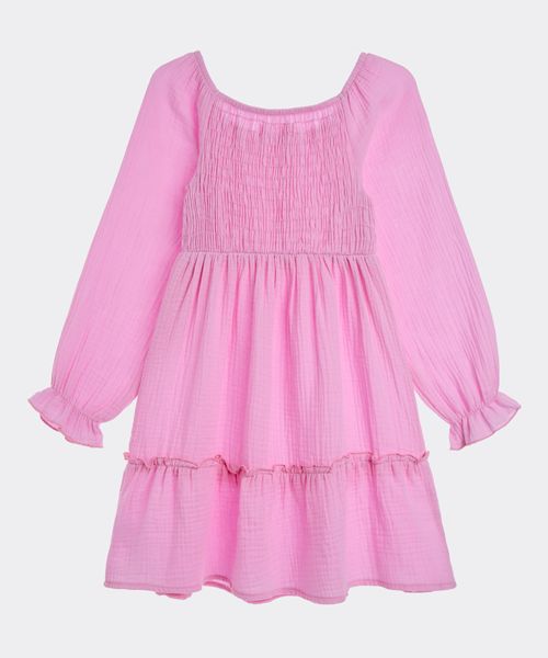 Vestido Manga Larga  de  Niña Infantil