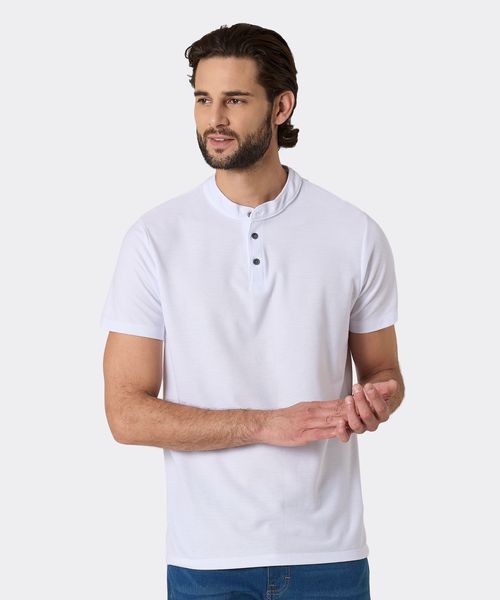 Playera Henley  de  Caballero