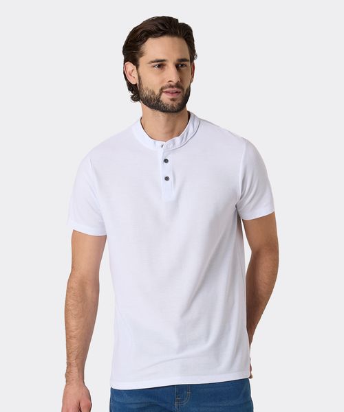 Playera Henley  de  Caballero