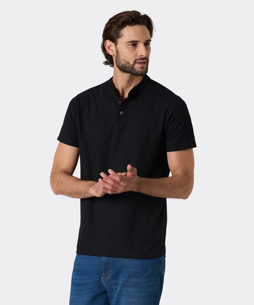 Playera Henley  de  Caballero