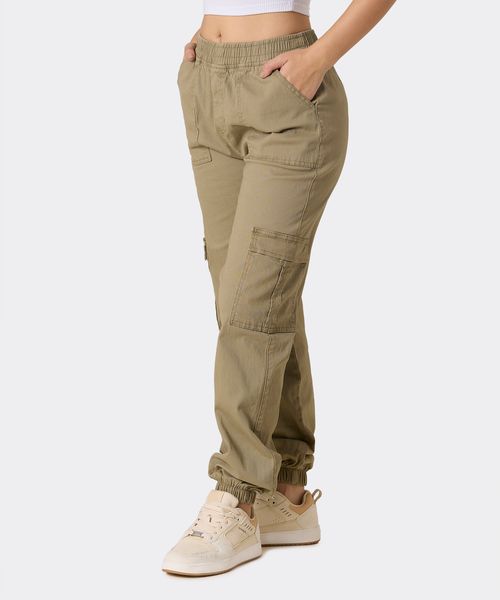 Jogger de Gabardina  de  Dama