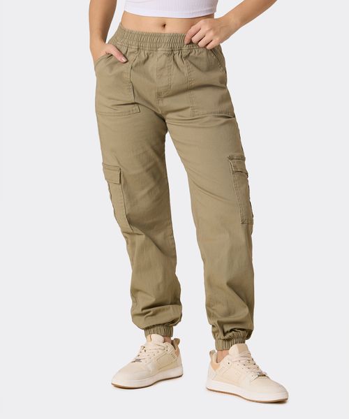 Jogger de Gabardina  de  Dama