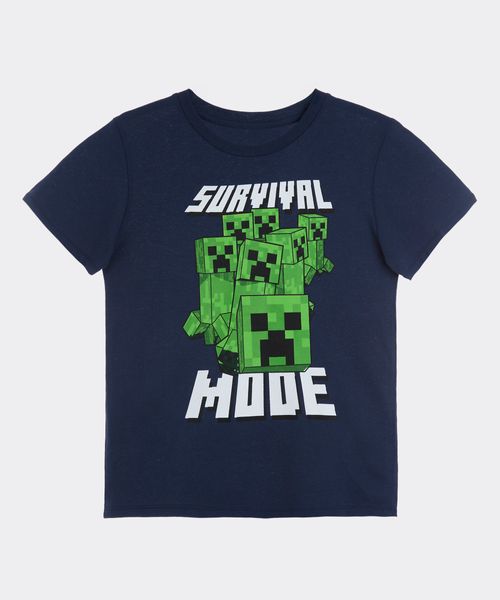 Playera de Licencia Minecraft de  Niño Infantil