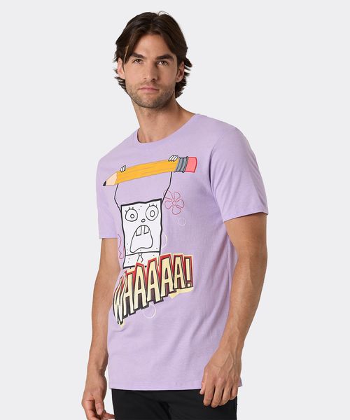 Playera de Licencia Bob Esponja de  Caballero