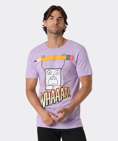 Playera de Licencia Bob Esponja de  Caballero