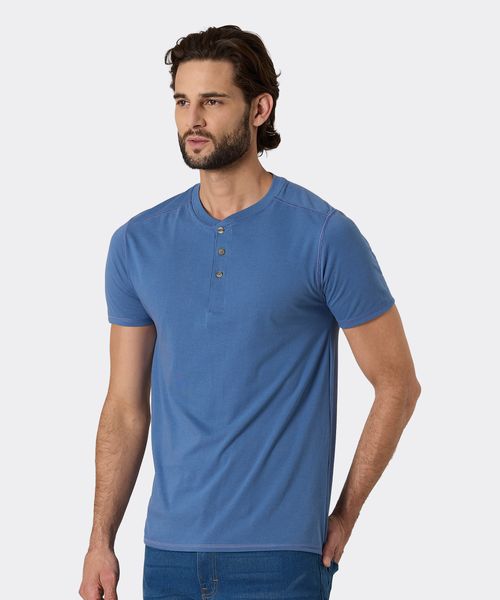Playera Henley  de  Caballero