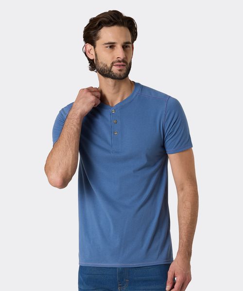 Playera Henley  de  Caballero