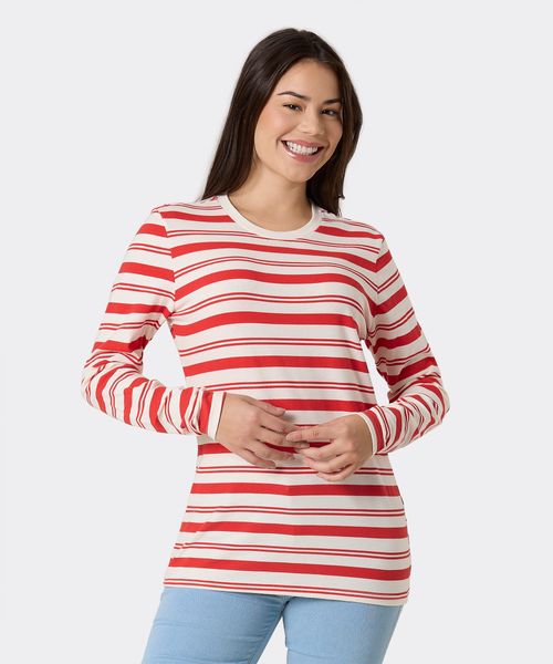 Playera Manga Larga  de  Dama